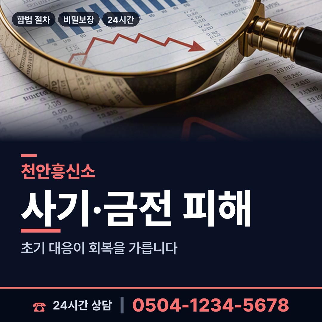 천안 북면 전세사기조사 상담 안내